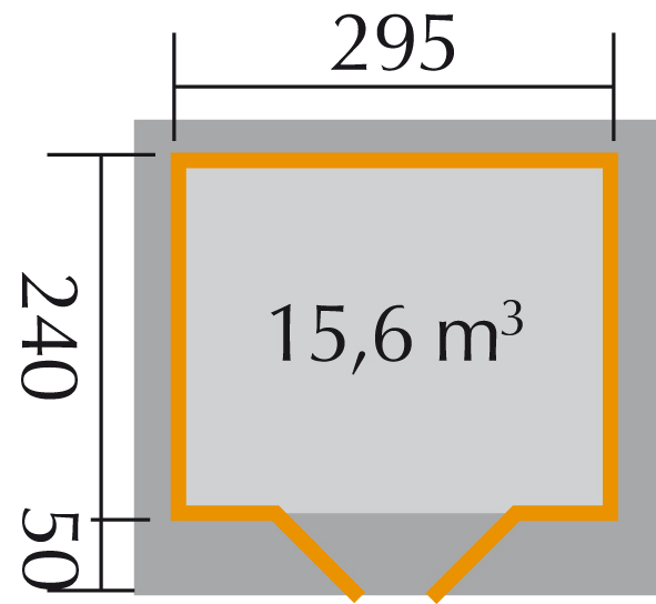 Weka design faház 126.3024 alaprajza