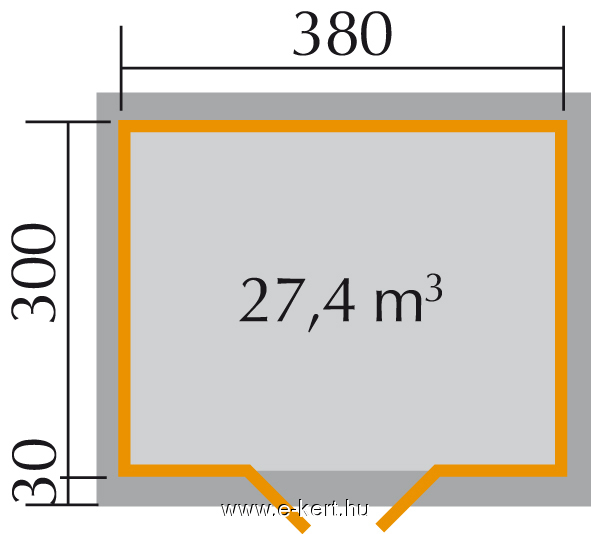 Faház designhaus lapostetős gerendaház egyedi126 - 3. kép