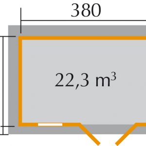 Faház alapozási mérete Weka 163.3825.