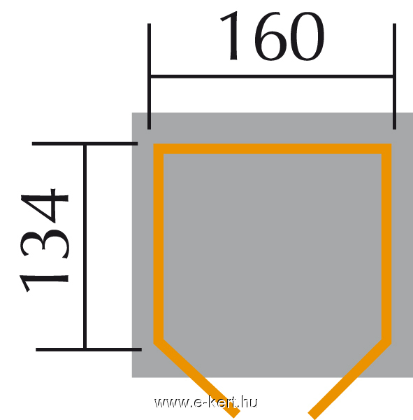 Kerékpártároló Weka kukatároló 394 - 4. kép