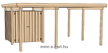 Kocsibeálló nyitott garázs 607/5242 - 3. kép
