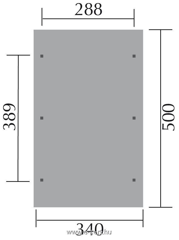 Garázs nyitott autóbeálló Weka Carport Wendelstein - 2. kép