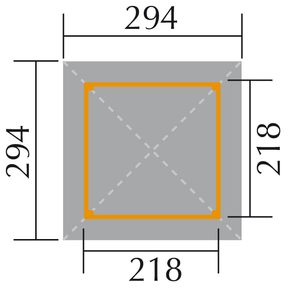 Kerti pavilon Weka szaletli 651.29 - 3. kép