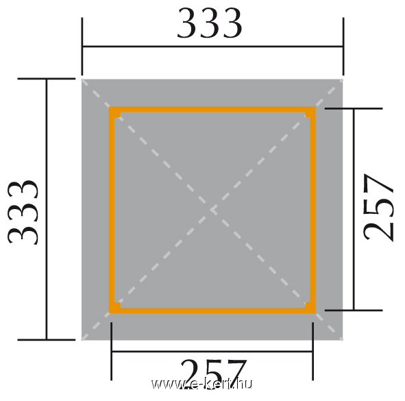 Kerti pavilon zsindellyel Weka 651.33 - 2. kép