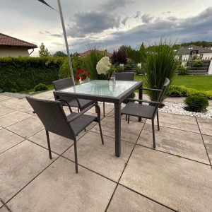 Rattan-kerti-bútor-üveglapos-asztal-ECCELLENTE Rattan üveglapos asztal Eccelente