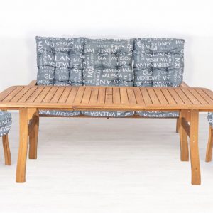 Relax_pados_kerti_bútor_párnával_M920w Keményfa kerti bútor pados szett M920