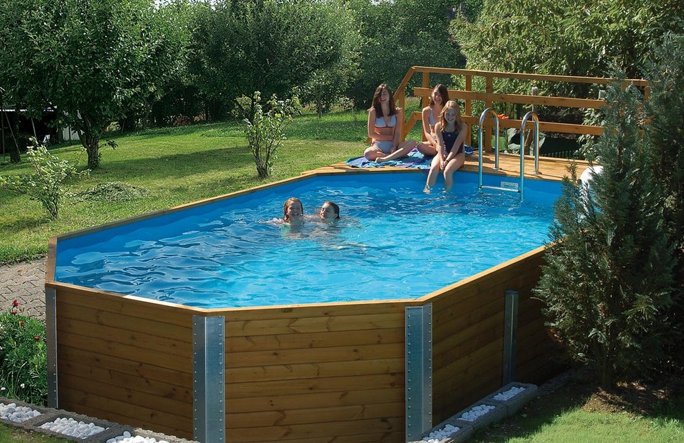 Medence felszín feletti Málta Weka pool - 22. kép