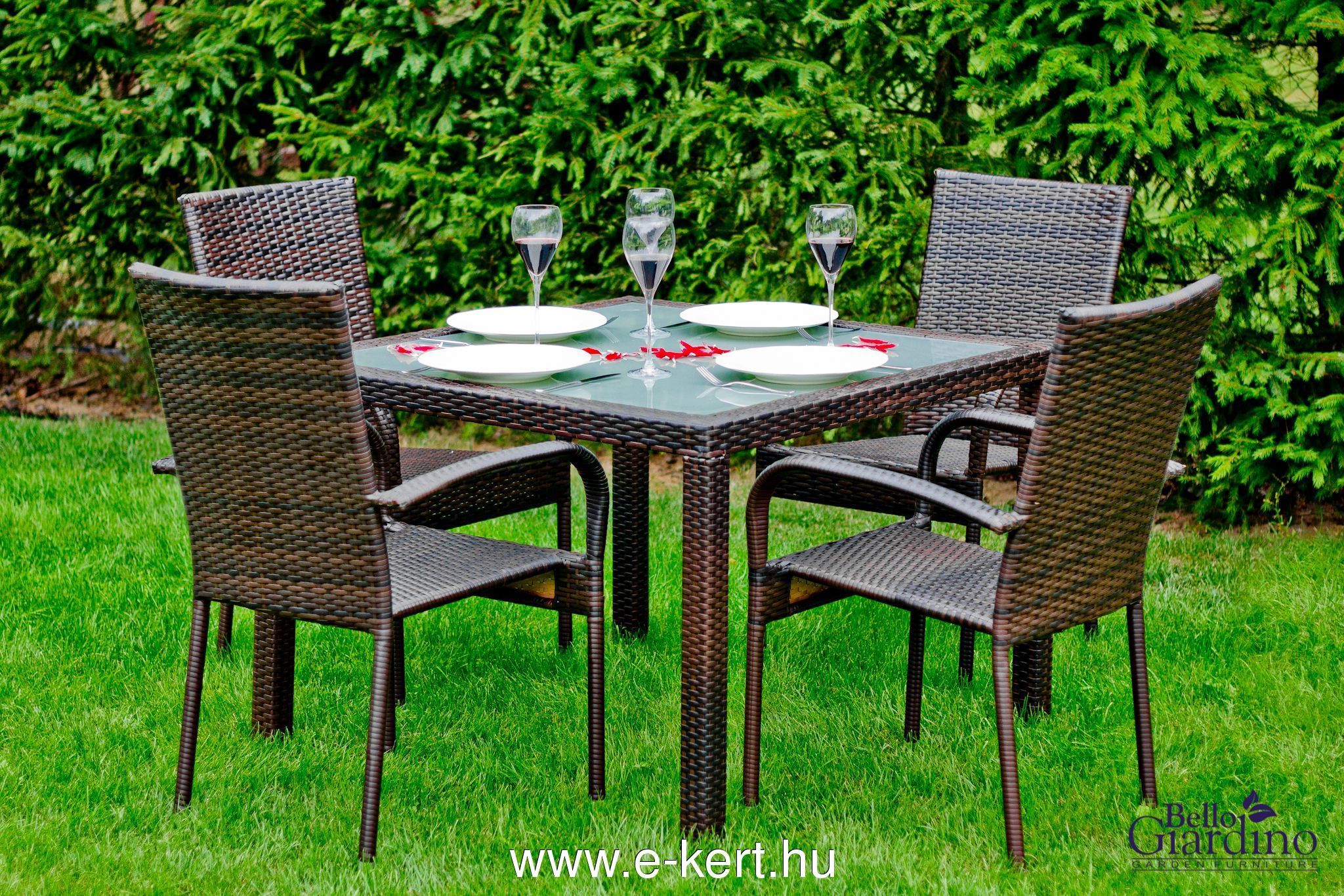 Rattan kerti bútor Eccellente