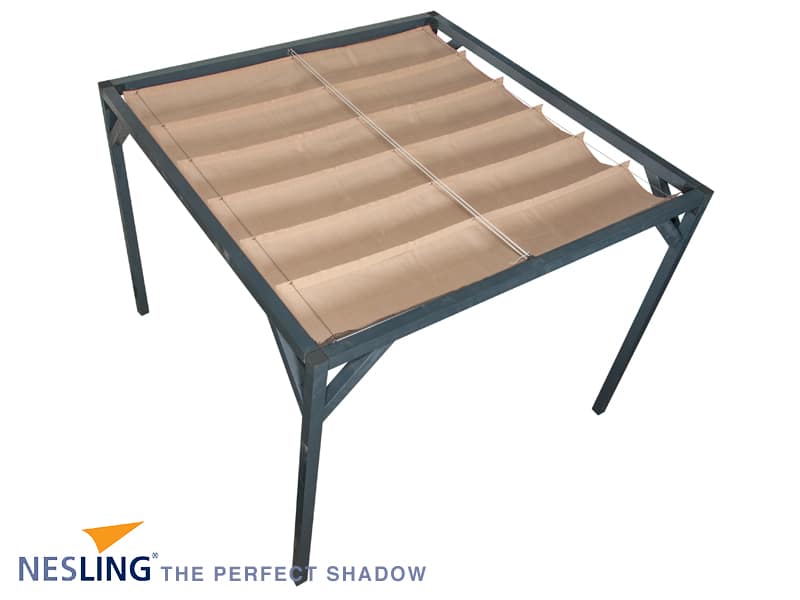 Nesling pergola árnyékoló építés