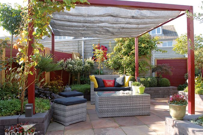 Elhúzható pergola árnyékoló 200x500cm