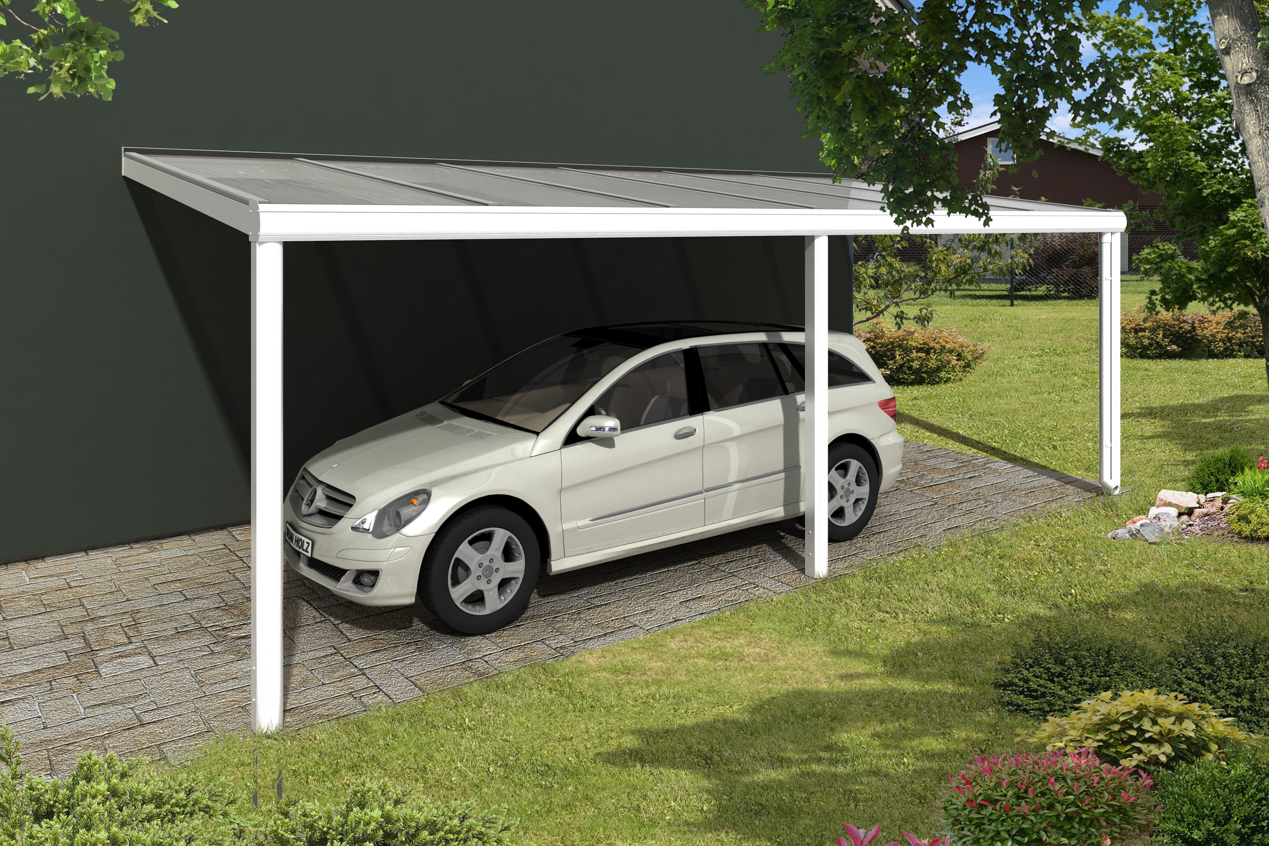 Prémium carport nyitott garázs építés, terasz tető építés