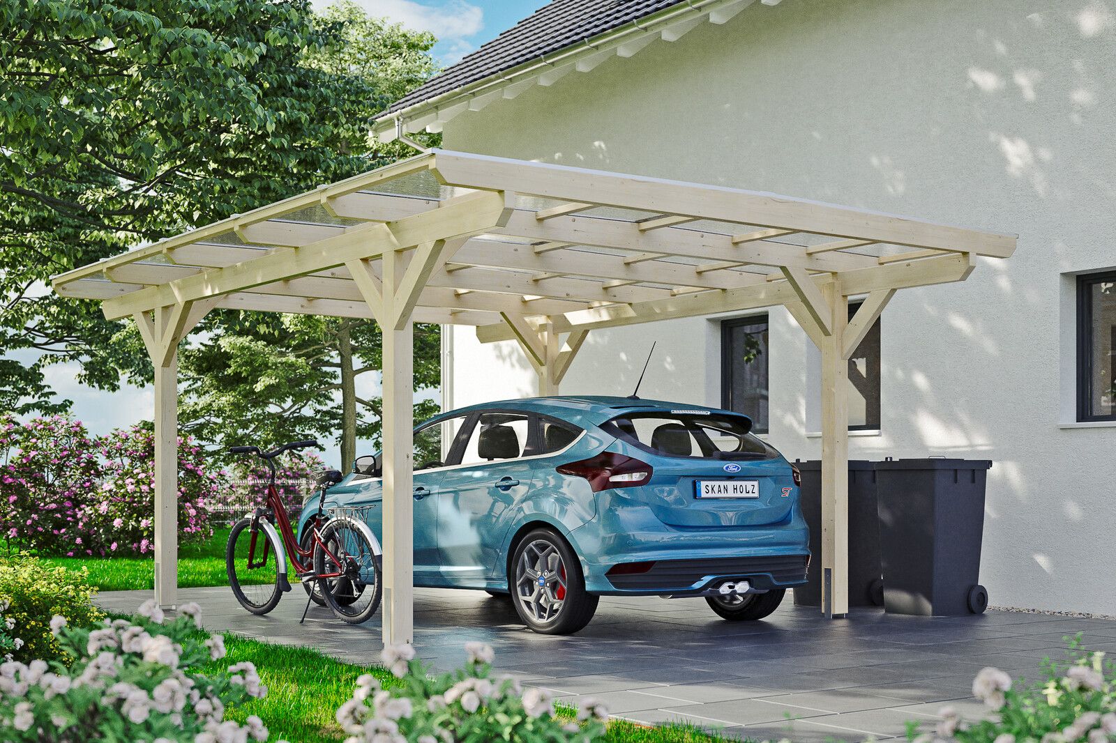 Carport_Odenwald_autóbeálló