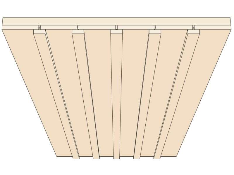 Szerszámtároló oldalfal panel 348