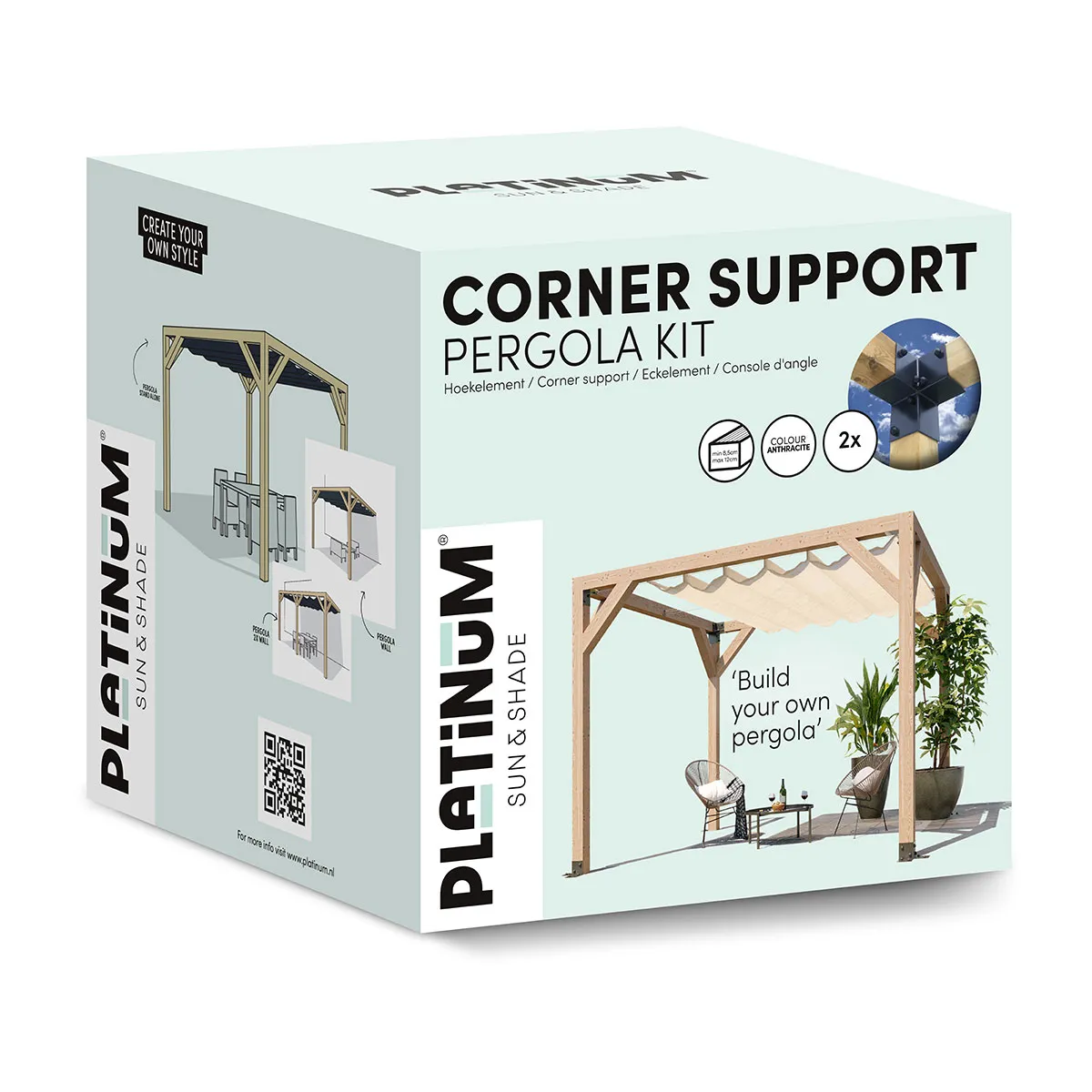 Pergola sarok vasalat
