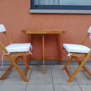 Youk balkon bútor 70x40cm kerti bútor Youk asztal + Kreta szék
