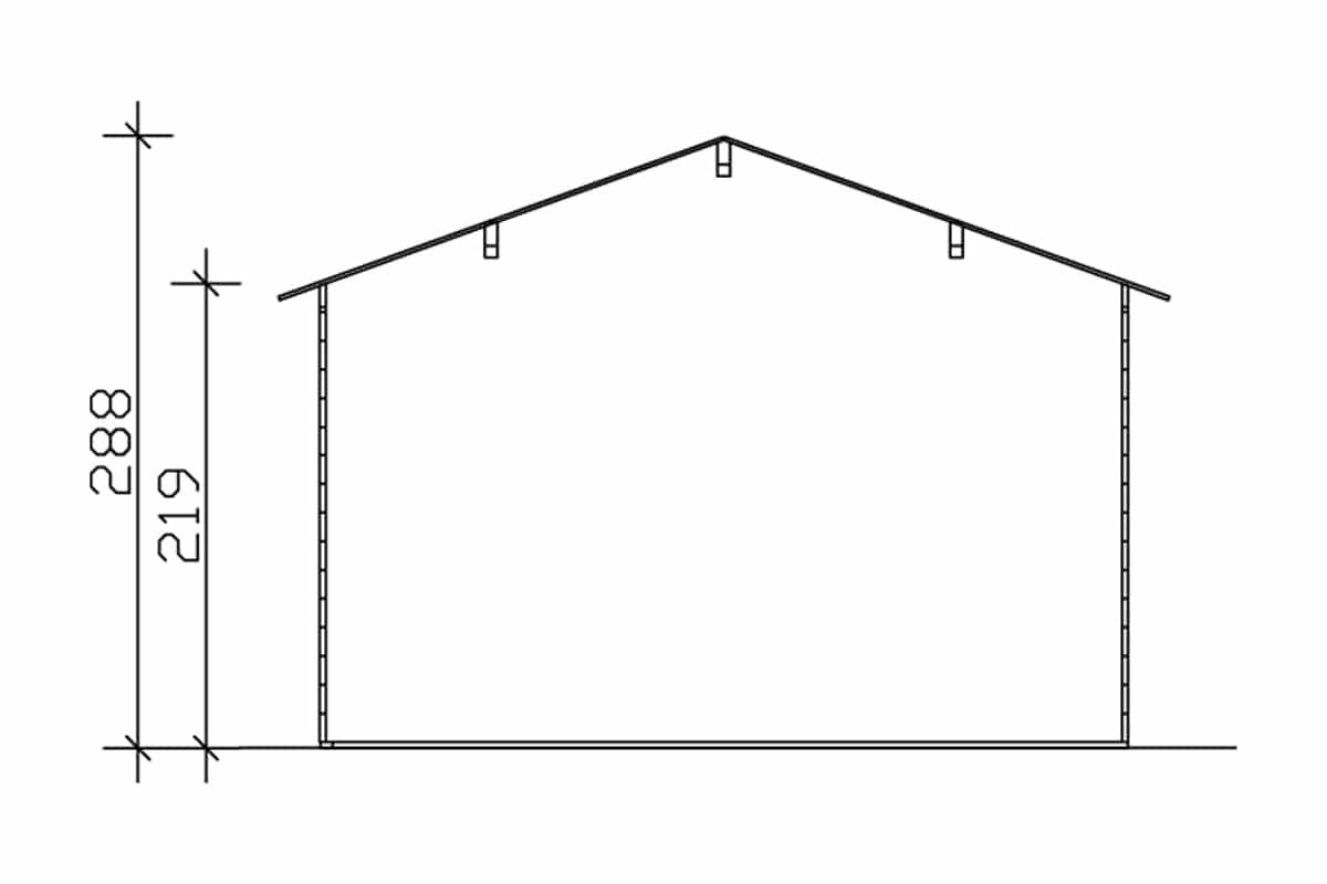 Faház terasszal Tilburg 613x380cm - 7. kép