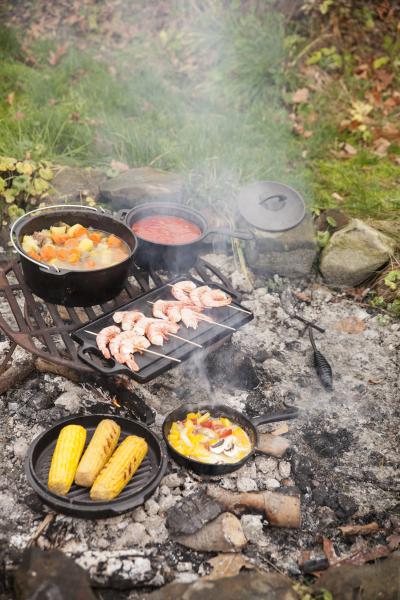 Öntöttvas sütő-főző grill szett - 4. kép