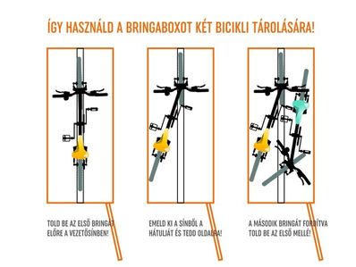 Kerékpártároló Bringabox - 3. kép