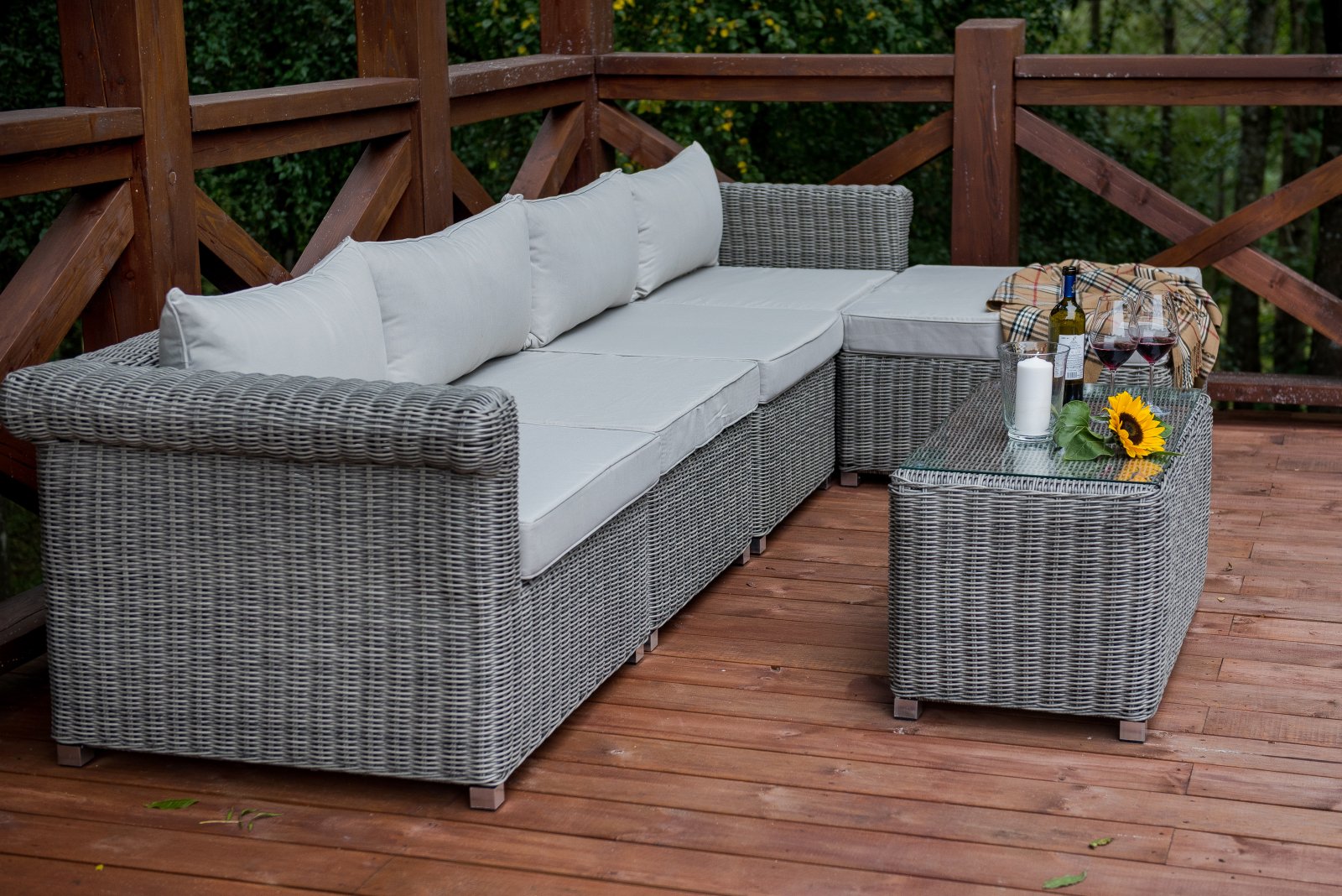 Rattan kerti bútor Imperioso lounge - 3. kép