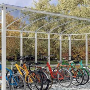 Fedett_kerékpártároló_garázs_Bike_Shelter Kerékpártároló garázs