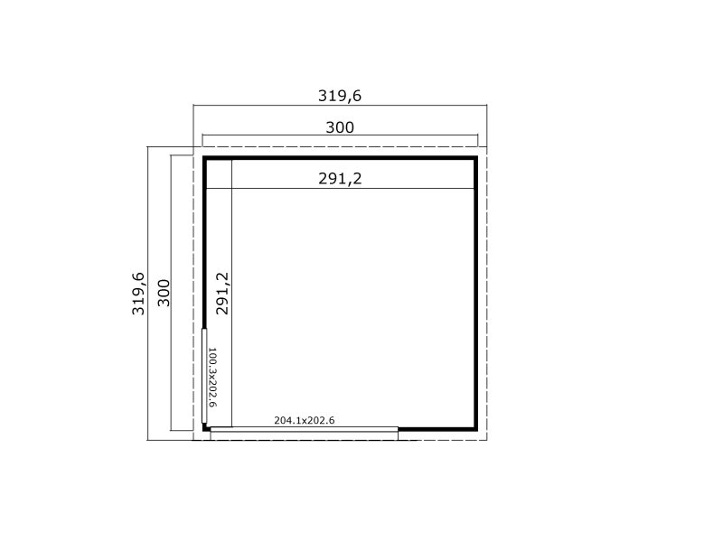 Design faház 41262 alaprajz