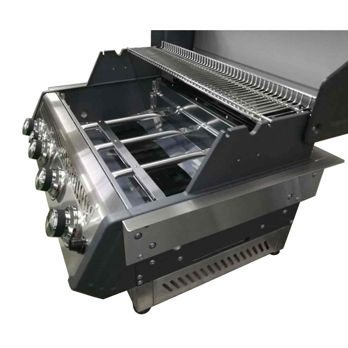 Beépíthető gázgrill Santos grill S410Pro AllBlack - 3. kép