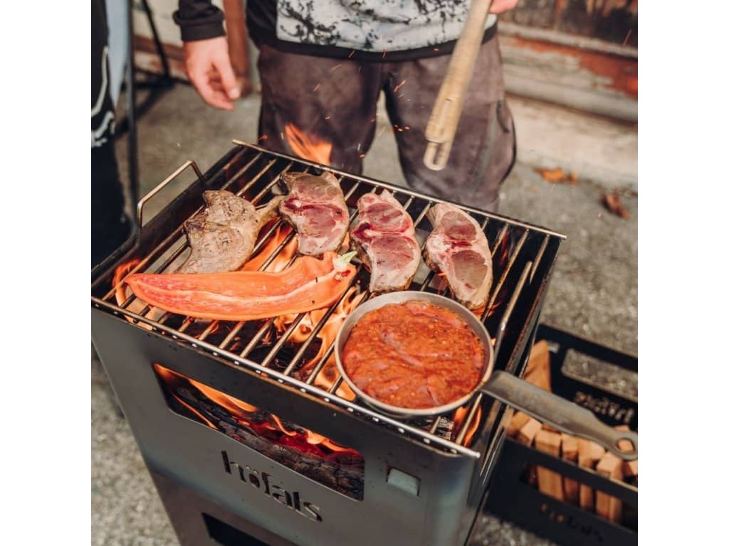 Tűzrakó grill höfats BeerBox - 2. kép