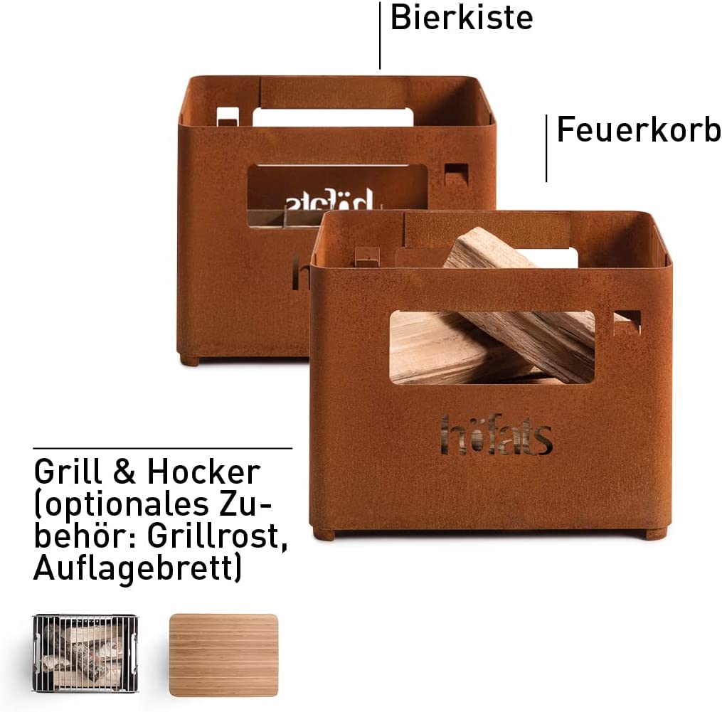 BeerBox grill corten