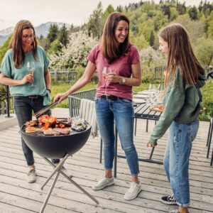 Faszenes grill Höfats Bowl tűzrakó