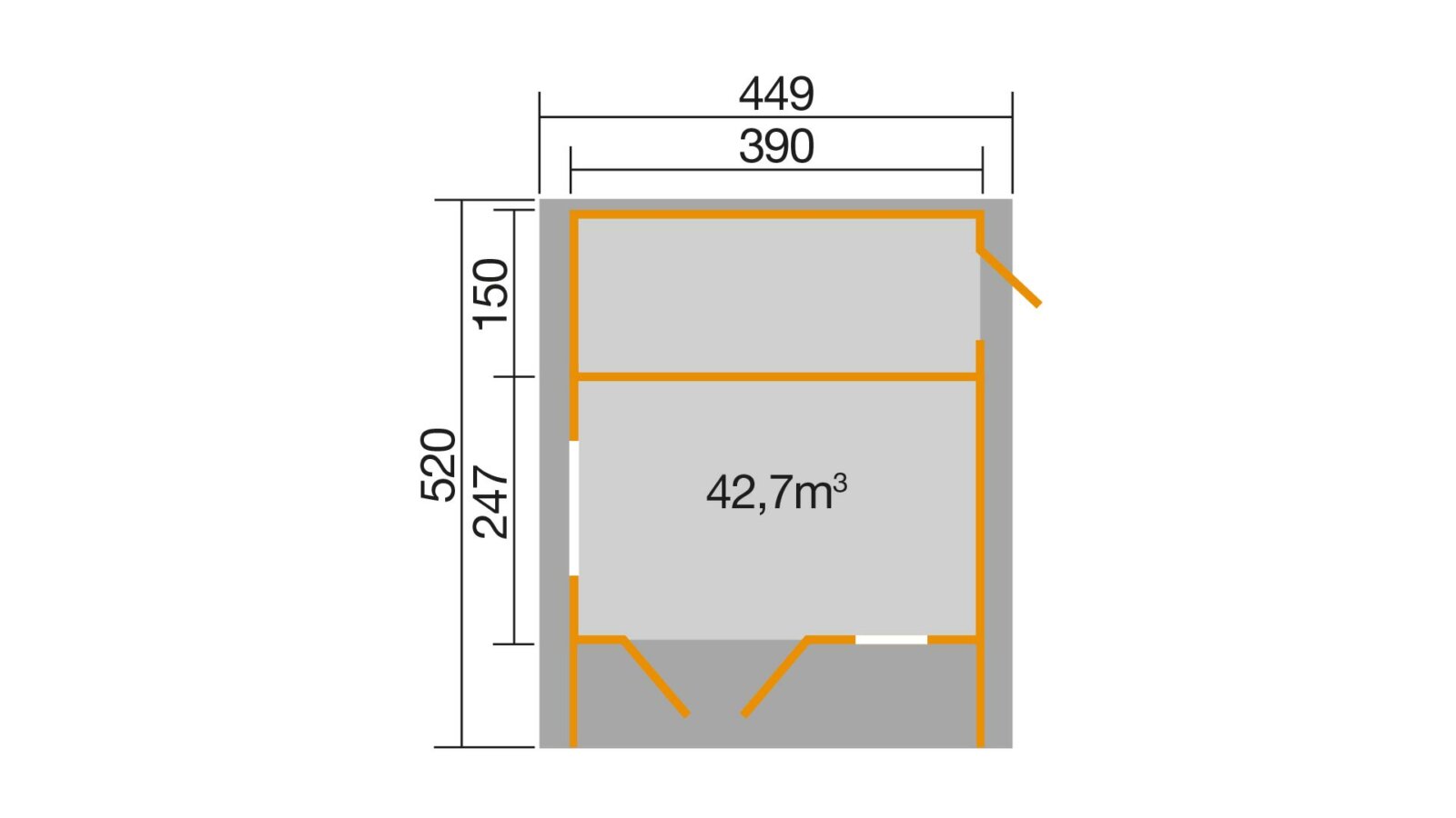 Faház Designhaus Weka M445 - 4. kép
