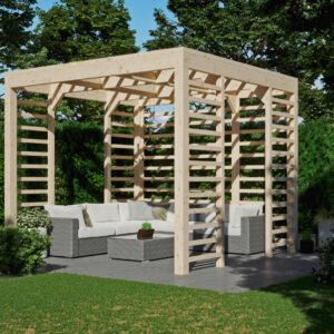 Pergola_árnyékolás_Skanholz_Lillesand Pergola Lillesand pavilon
