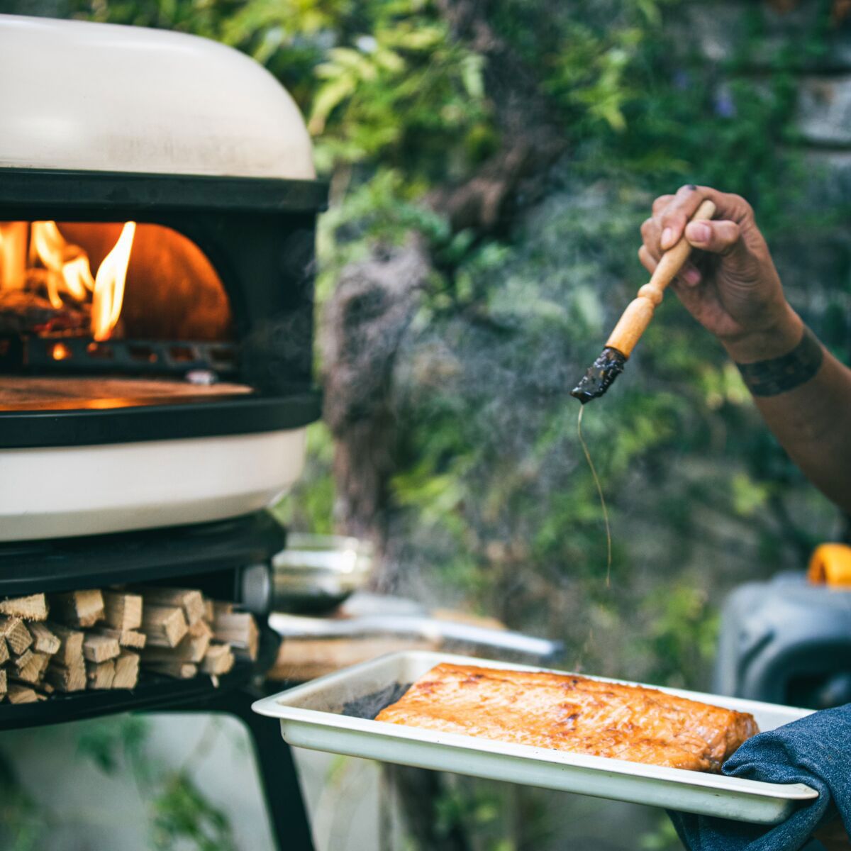 Pizzasütő kemence Gozney Dome Duo grill - 13. kép