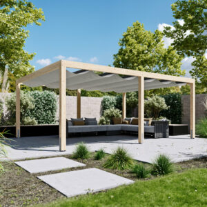 Pergola_árnyékoló-váz_Skanholz_Bari-2 Bari 2. pergola elhúzható árnyékolóval