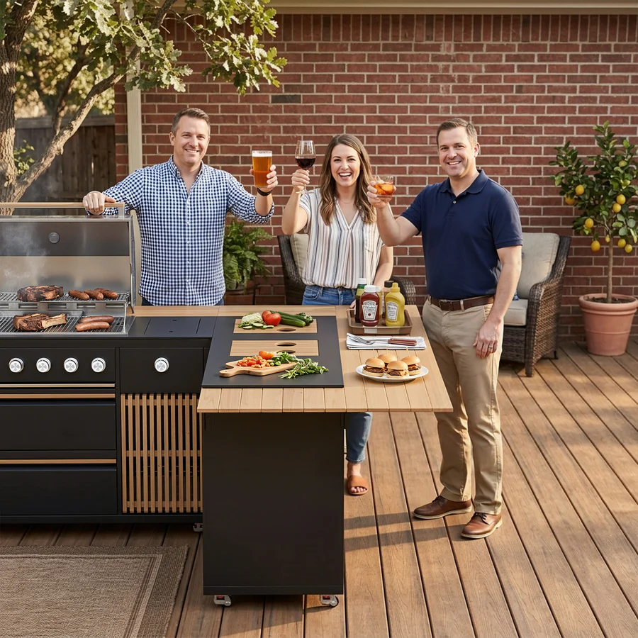 Kültéri konyha Chef grill