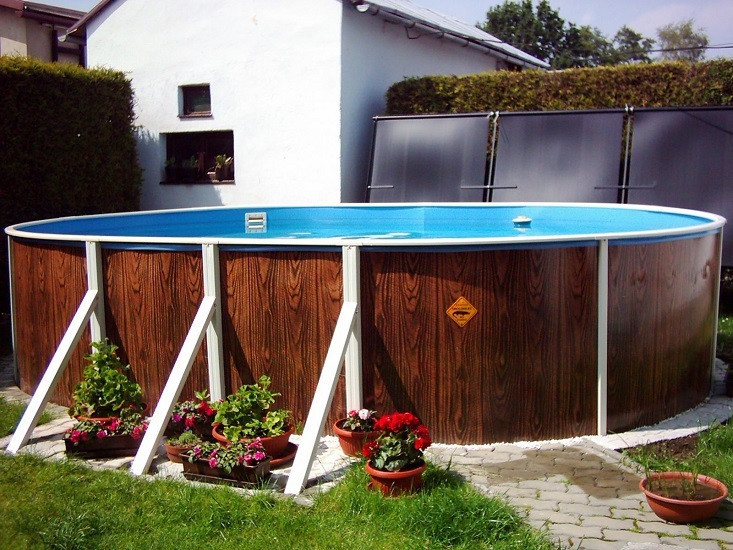 Medence fémpalástos Azuro pool homokszűrővel - 2. kép