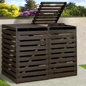 Kukatároló-2x240L-Weka-196.0131.00.00 Szemeteskuka tároló 2x240L