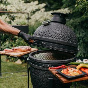 Faszenes-grill-KAMADO-kerti-sütő Kerámia faszenes grill kamado