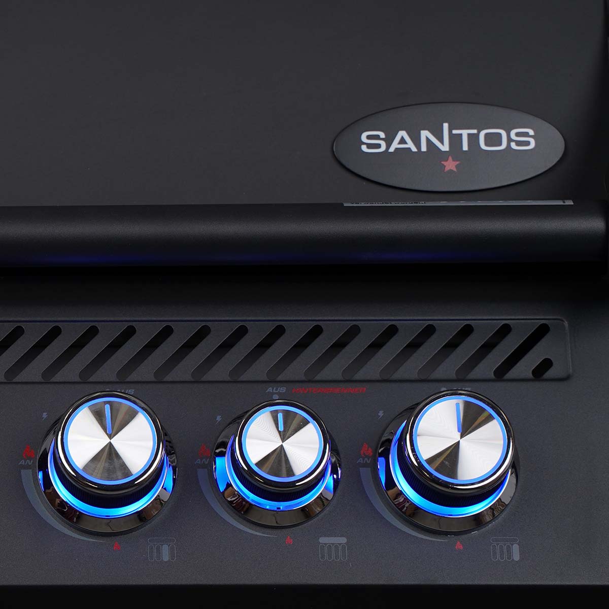 Beépíthető gázgrill all black S410