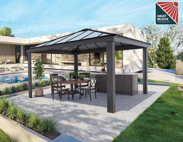 Palram gazebo Dallas pavilon