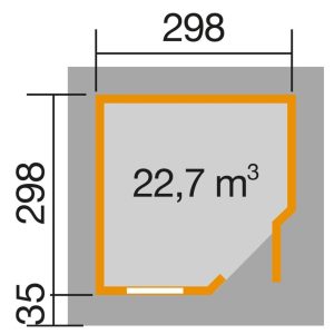 Faház alaprajz Weka 213